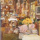 The Room of Flowers by childe hassam